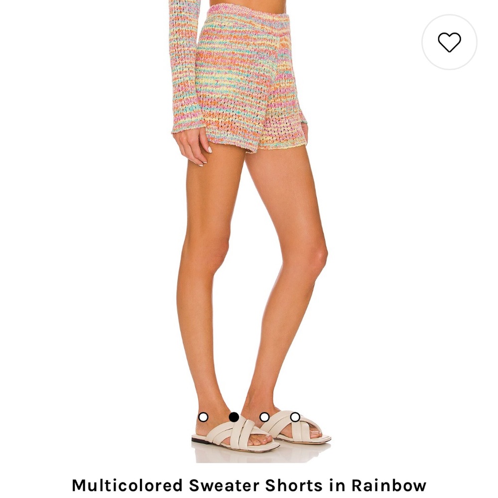 REVOLVE Something Navy multicolored knit shorts